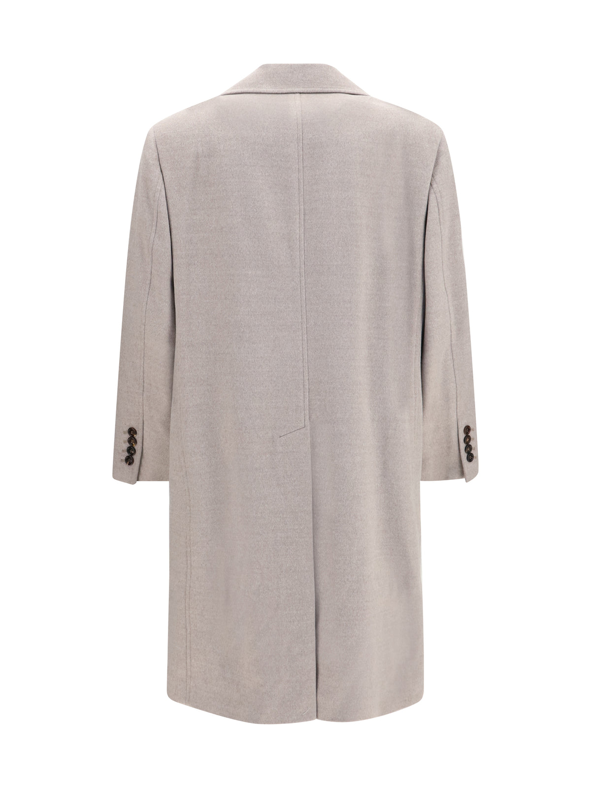 Brunello Cucinelli Virgin Wool Coat - Roccia+Rubino