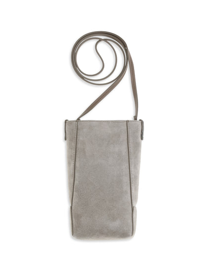 Brunello Cucinelli BC Duo suede Cell Phone Case - Ice
