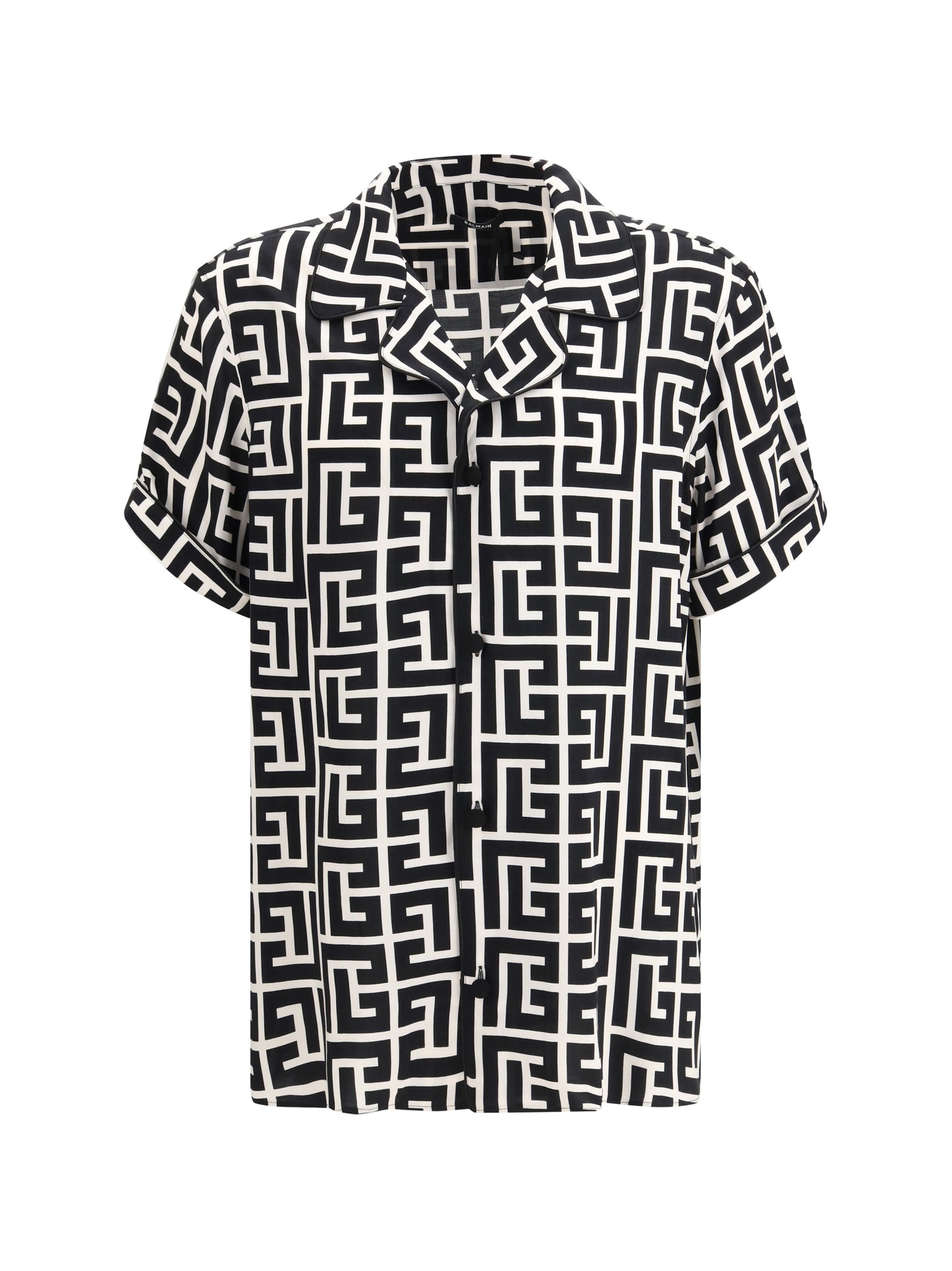 BALMAIN Monogram-print pajama Shirt