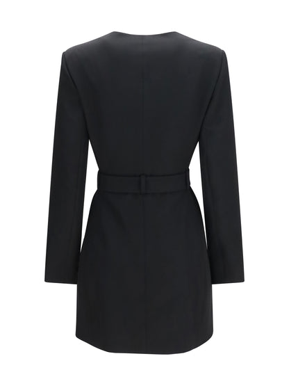 BALMAIN Grain de poudre Blazer with belt