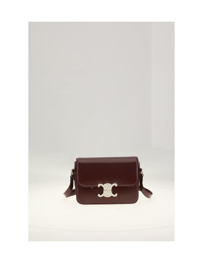 Celine TEEN TRIOMPHE - Syrah / White Cotton