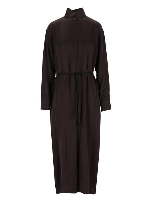 Barena Venezia "Querina" Midi Dress - Brown
