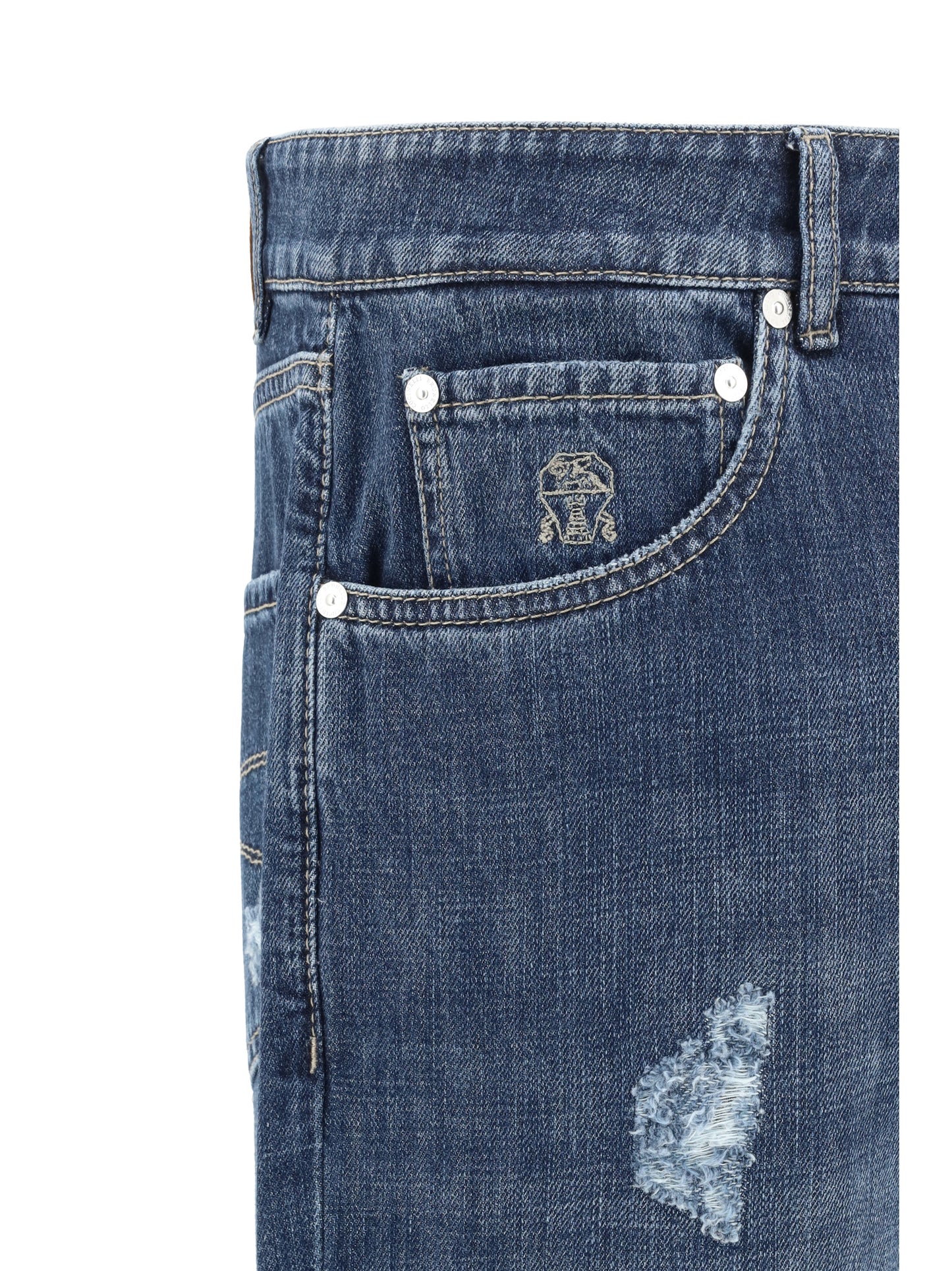BRUNELLO CUCINELLI Worn-out Jeans
