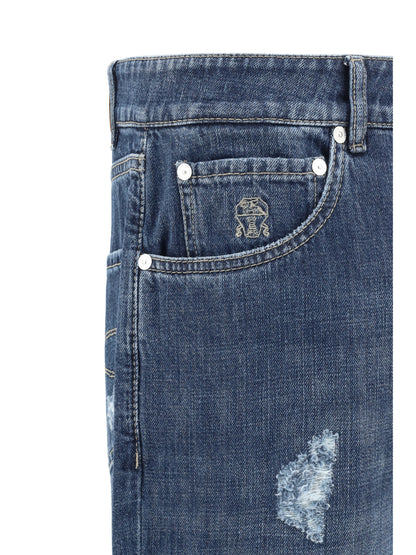 BRUNELLO CUCINELLI Worn-out Jeans