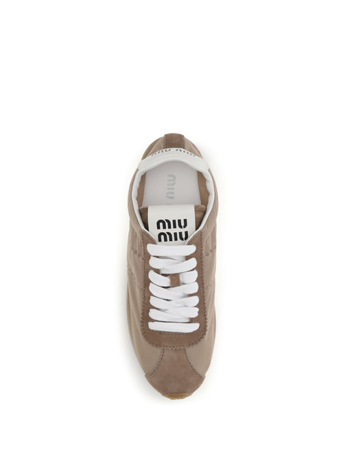 Miu Miu Plume Sneakers - Dark Rose