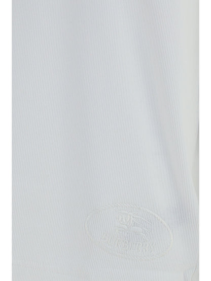 Burberry Long-sleeve cotton Top - Chalk