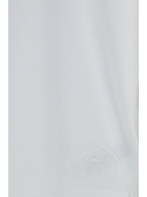 Burberry Long-sleeve cotton Top - Chalk