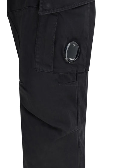 C.P. COMPANY Stretch satin cargo Pants