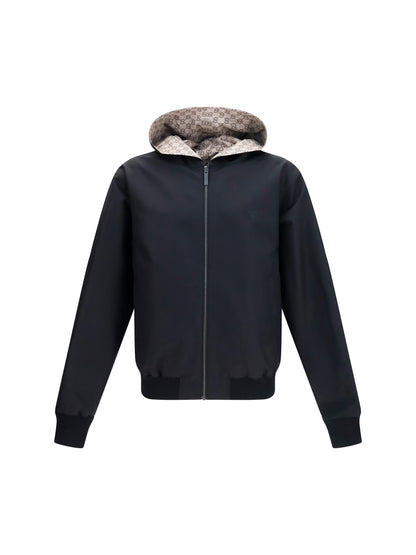 Gucci Reversible zip Jacket in cotton - Black