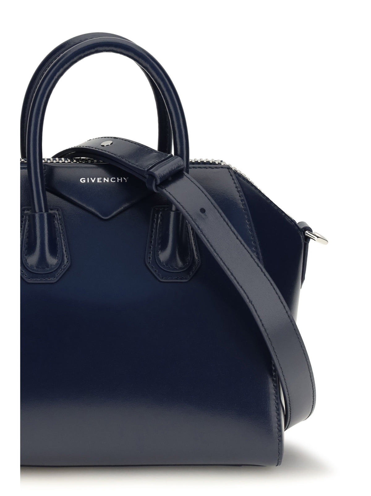 Givenchy Antigona mini leather Handbag - Saphir Blue