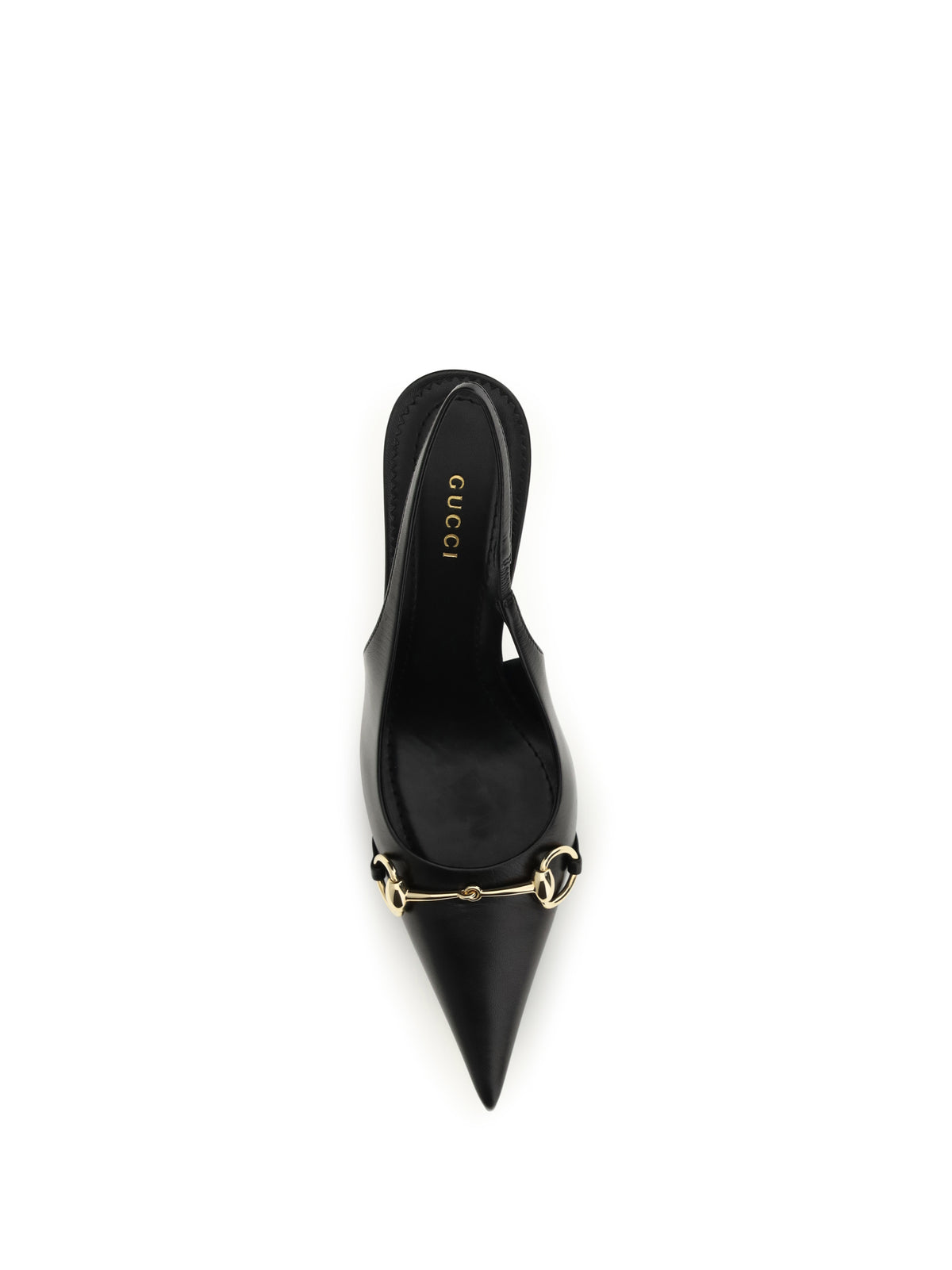 Gucci Slingback Pumps with strap - Black/Black