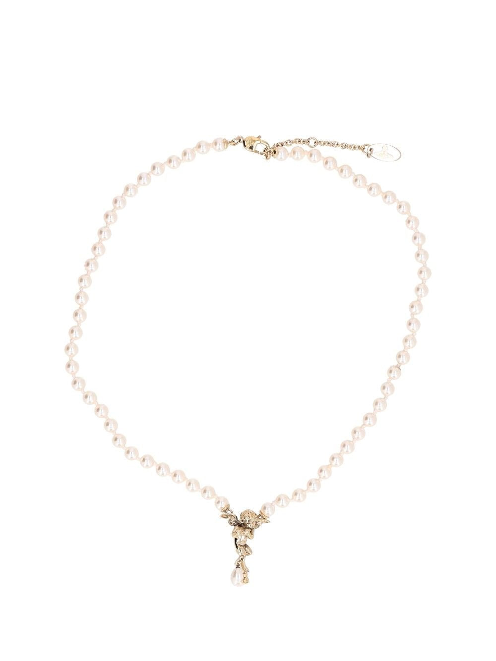 Vivienne Westwood "Putti Pearl" Necklace - Gold