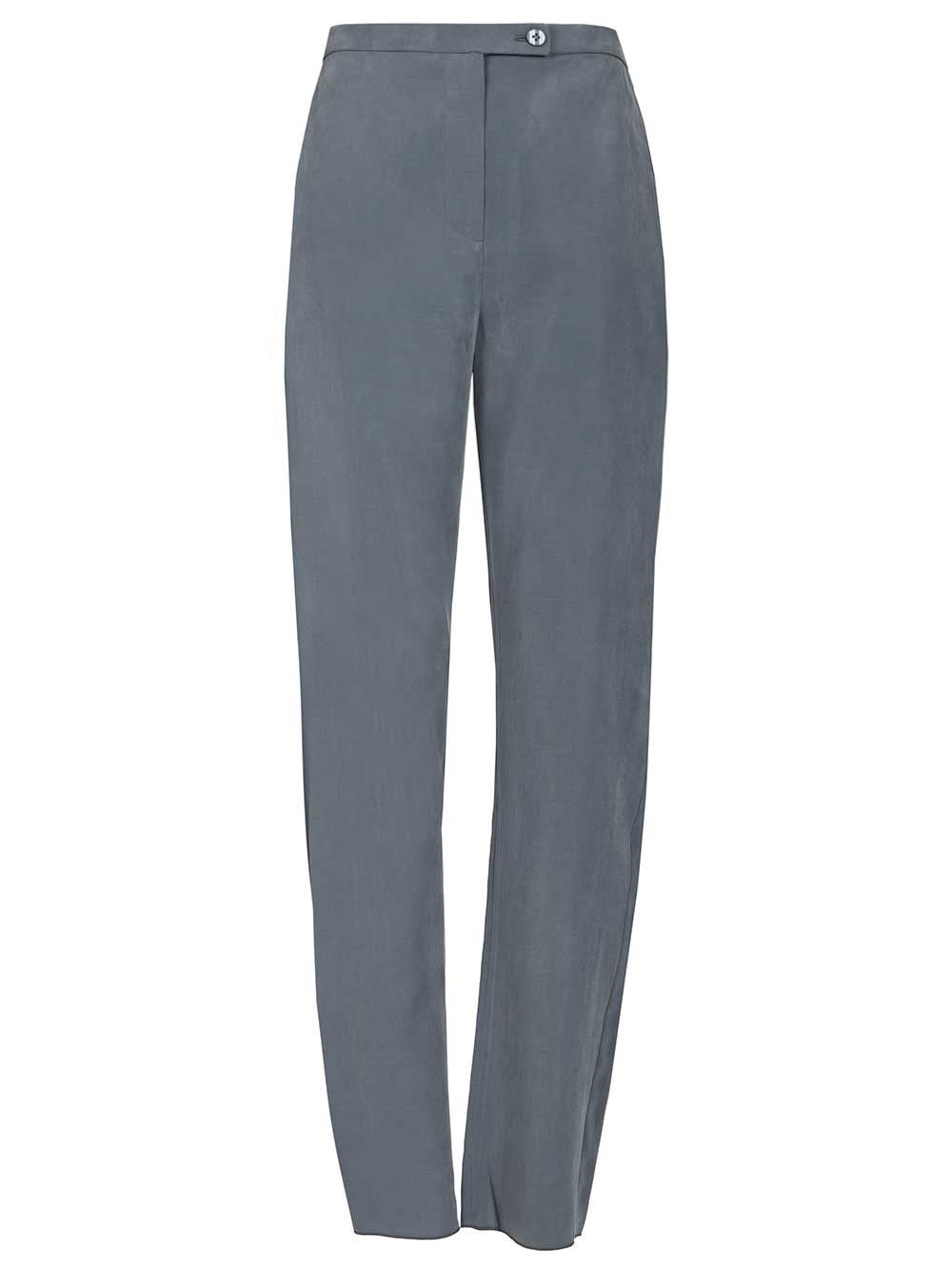 Emporio Armani Elasticated Waist Trousers - Blue