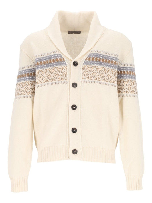 Corneliani Cashmere Cardigan - White