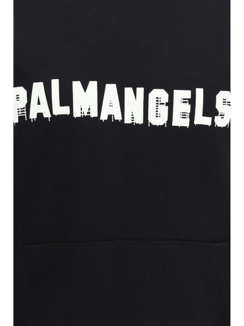 Palm Angels Palm Hills Hooded Sweatshirt - Black - Off White