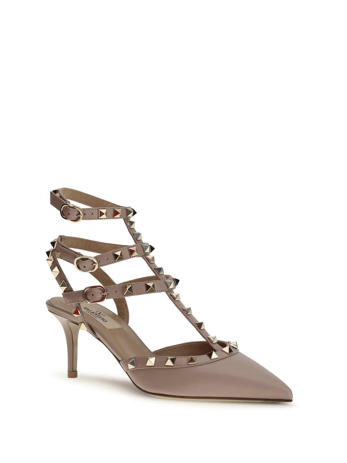 Valentino Garavani Rockstud Pumps - Poudre