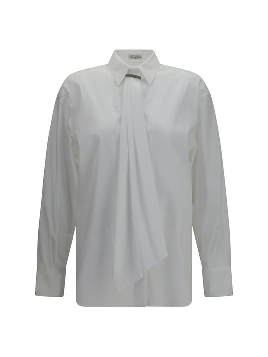 BRUNELLO CUCINELLI Shirt with monili embellishment