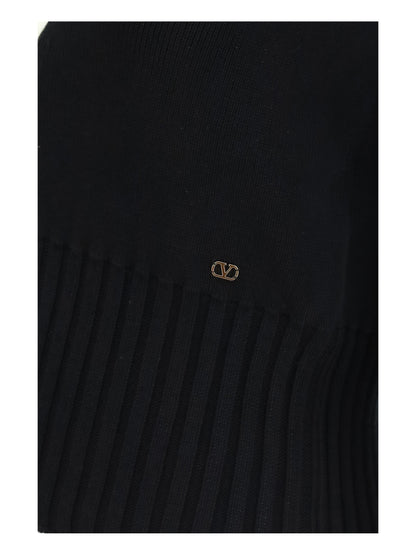VALENTINO Bicolor v-neck Cardigan