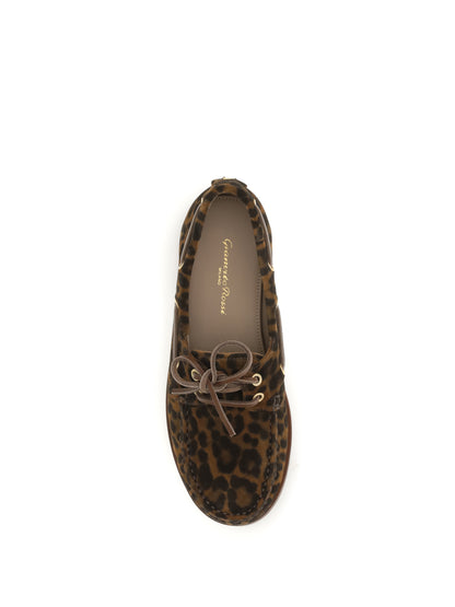 Gianvito Rossi Loafer Shoes - Leopard Print