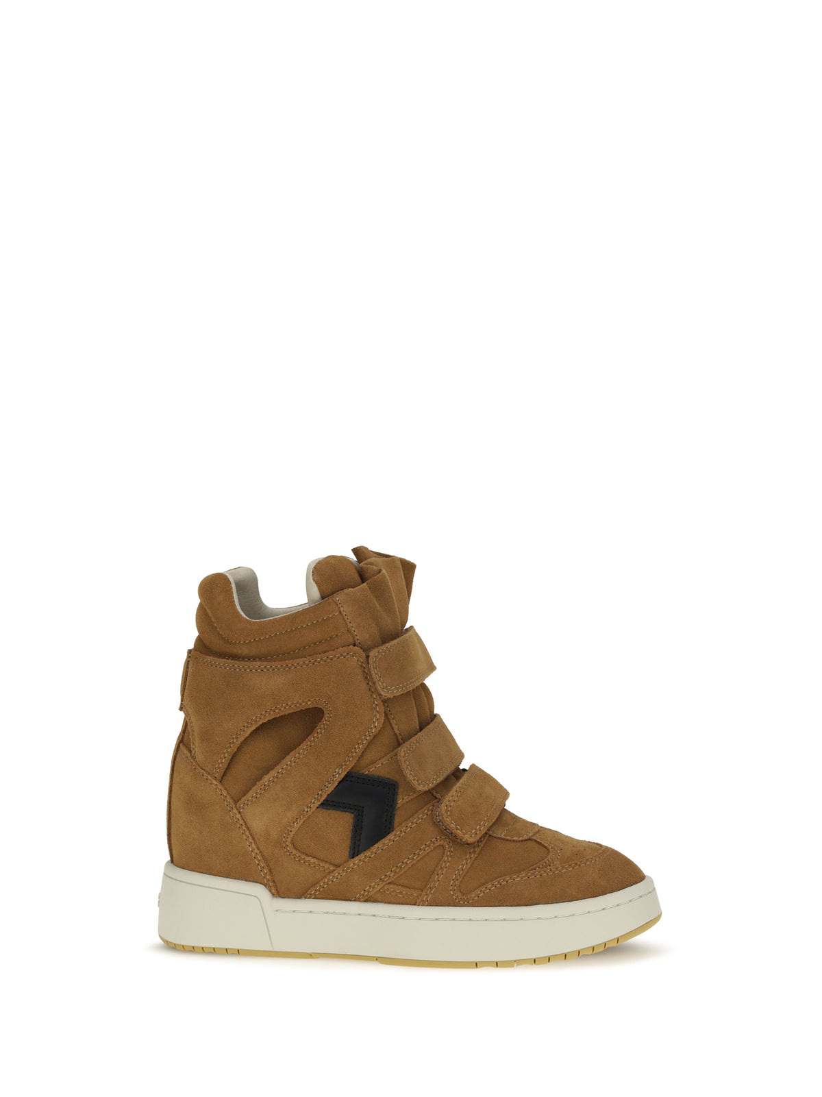 Isabel Marant Leather Sneakers - Cognac / Black