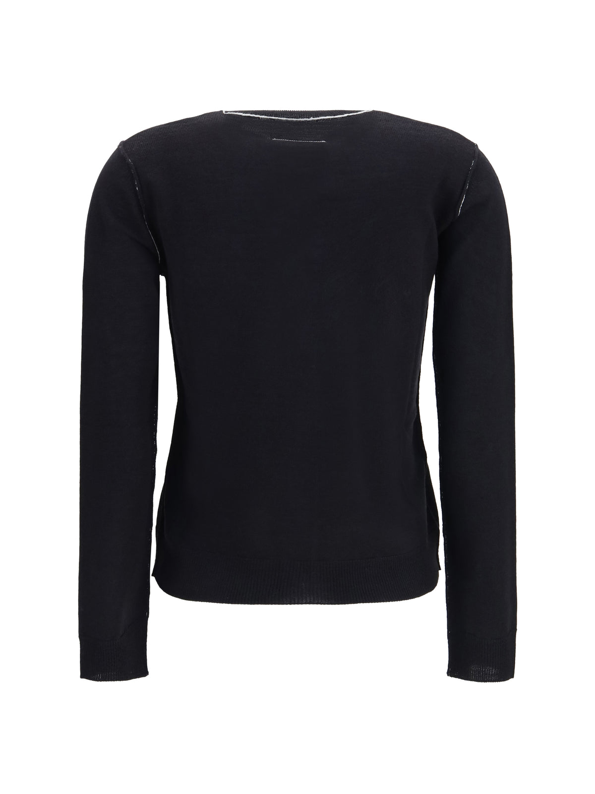 MM6 Maison Margiela Wool blend button Cardigan - Black