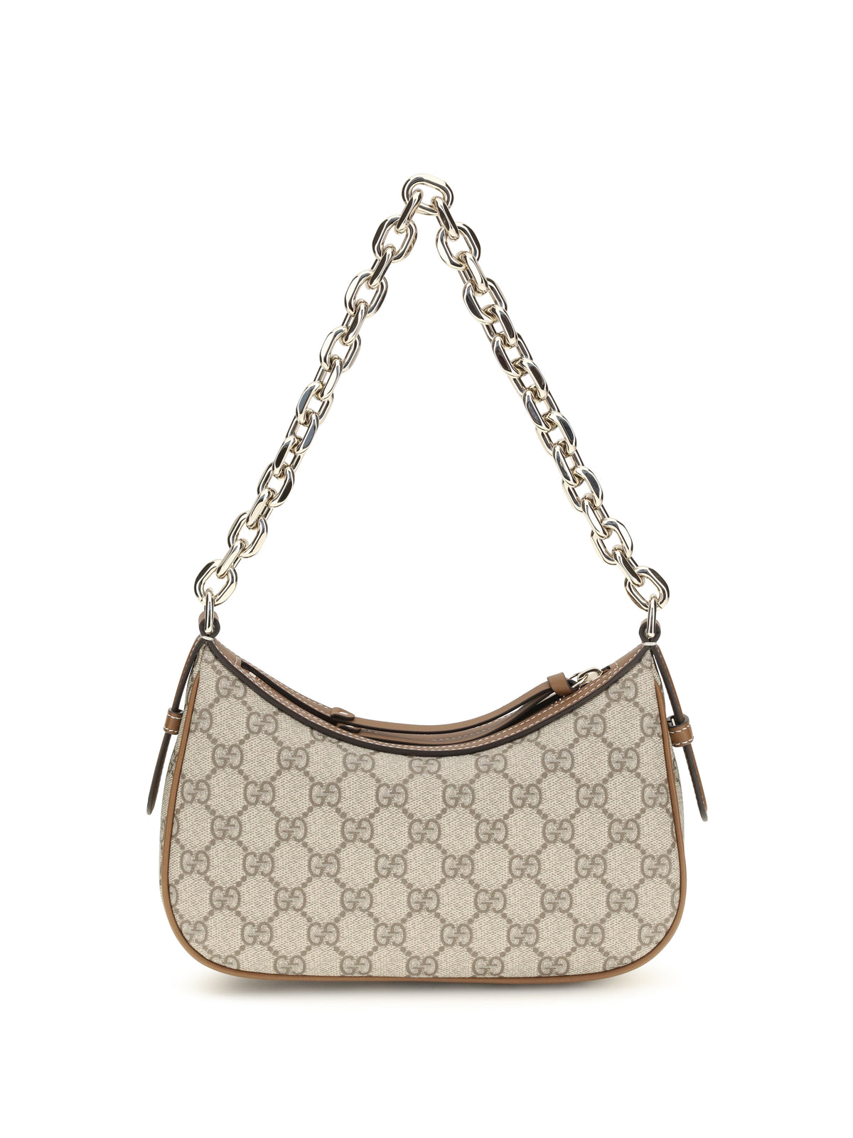 Gucci Small GG Emblem Shoulder Bag - B.Ebony/Sundial