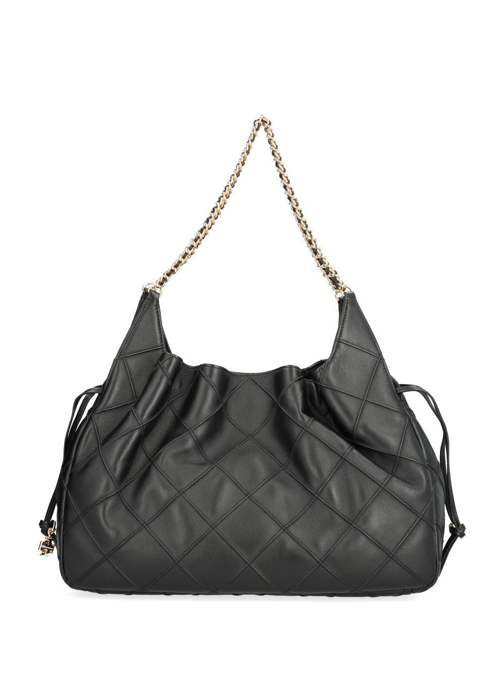 Tory Burch Large "Fleming" Bag - Black