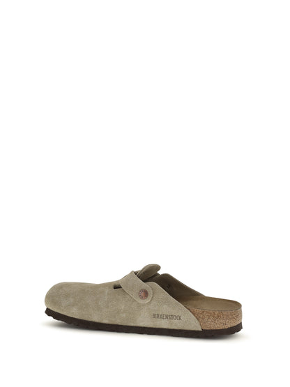 Birkenstock 1774 Boston Mules - Taupe
