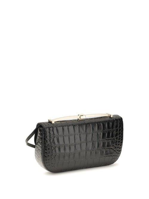 Tom Ford Crocodile-print leather Shoulder Bag - Black