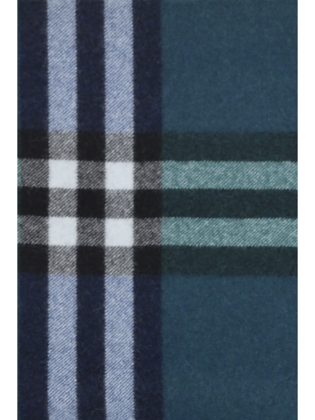 Burberry Fringed cashmere Scarf - Ink Blue