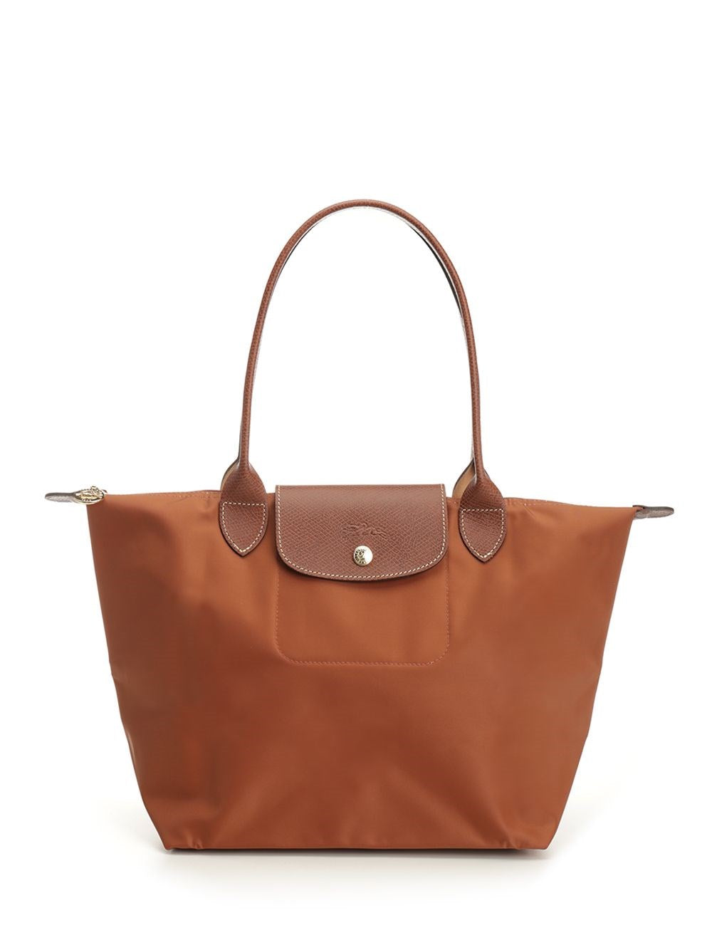 Longchamp Paris "Le Pliage Original" Travel Bag M - Brown