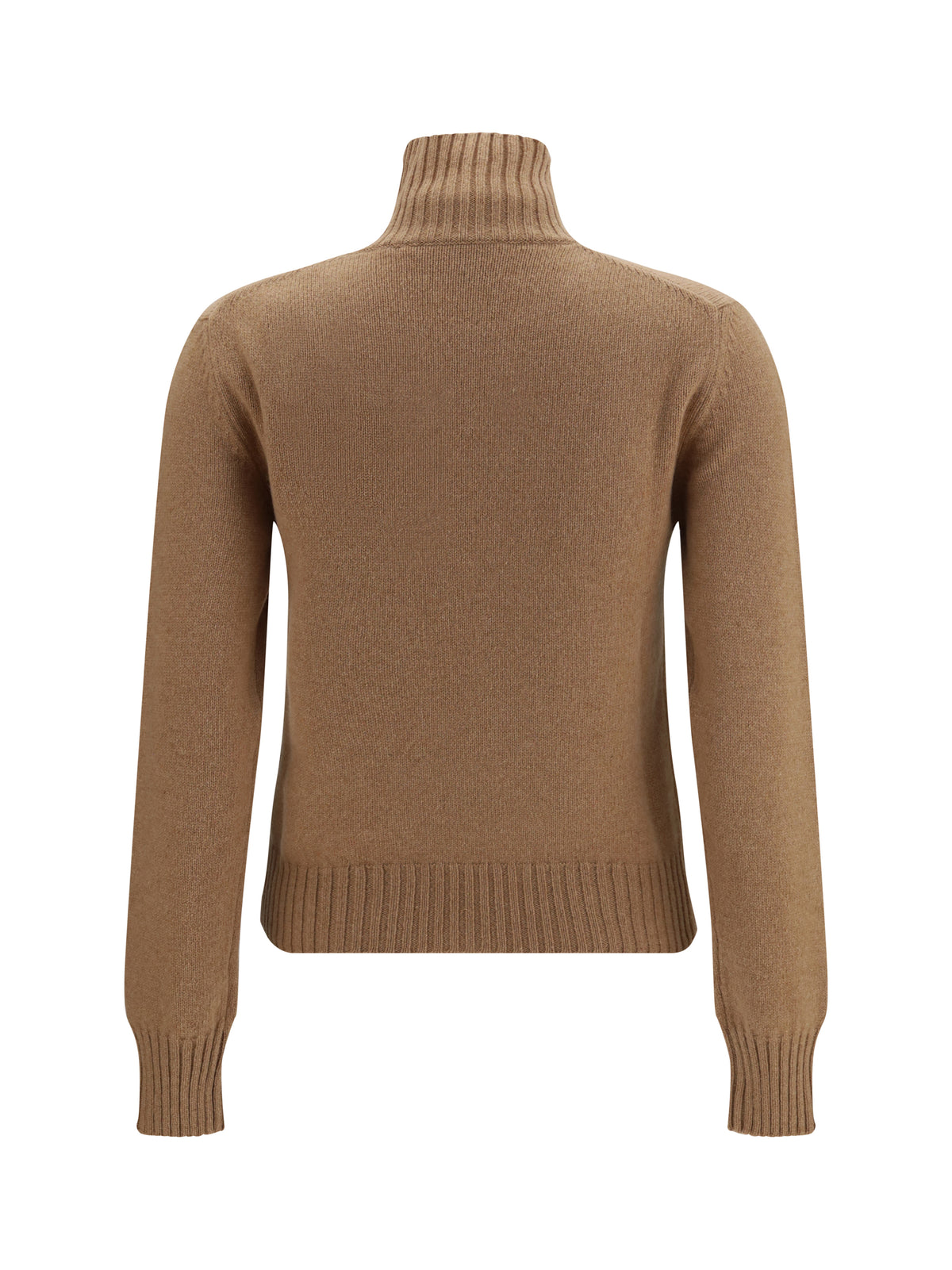Ami Paris Ami De Coeur Turtleneck Sweater - Camel