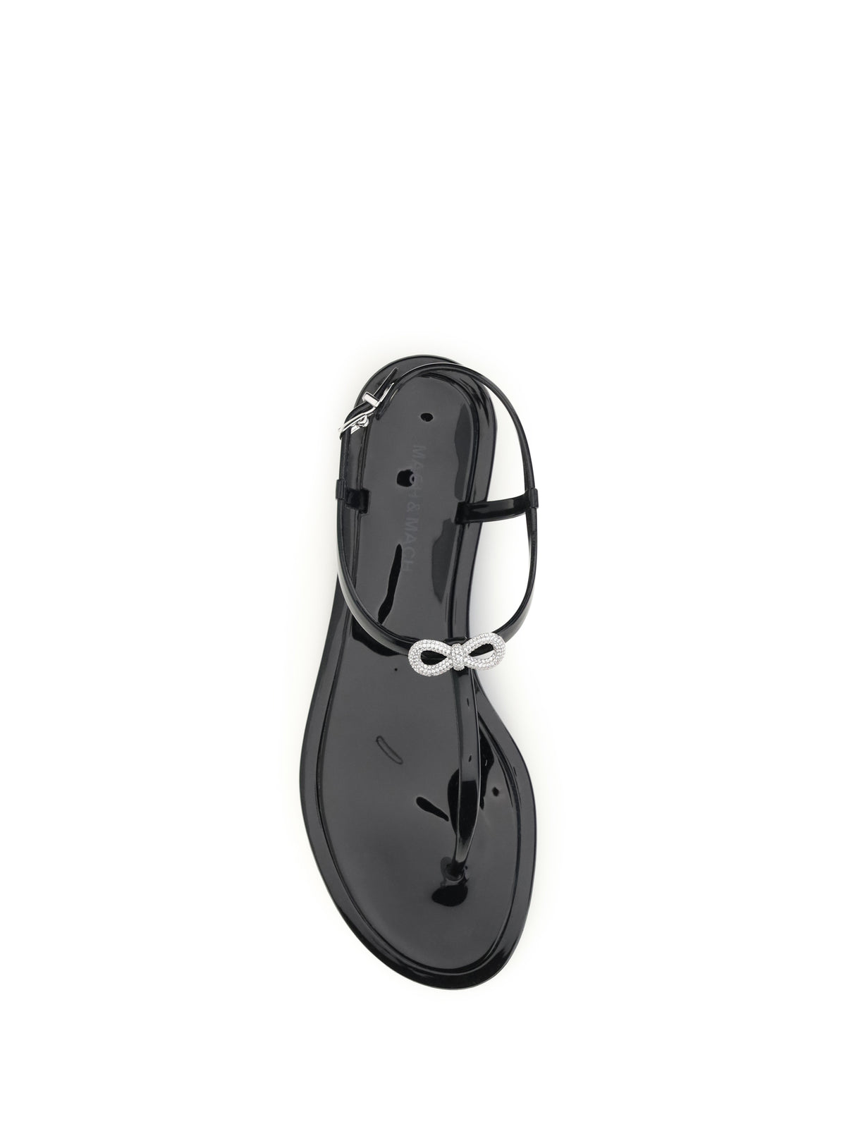 Mach & Mach Double Bow Sandals - Black