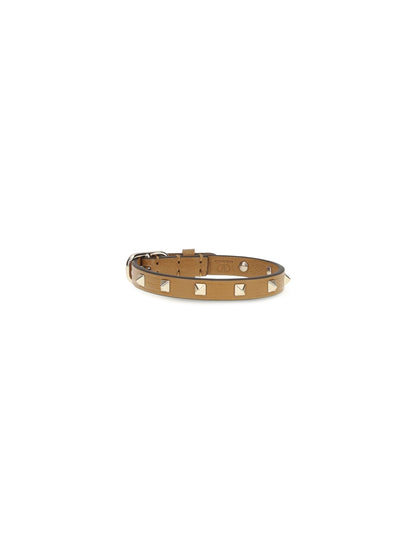 Valentino Garavani Rockstud Bracelet - Golden Cuir