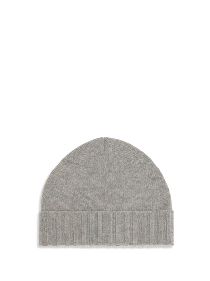 MM6 Maison Margiela Beanie wool Hat - Grey Melange-Black Print