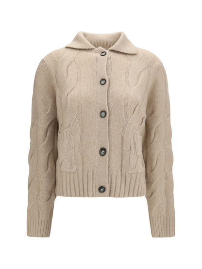 Allude Cashmere and silk Sweater with buttons - 48