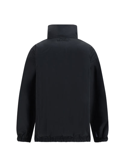 Max Mara The Cube Reversible padded Bomber in radzmir and water repellent canvas - Black