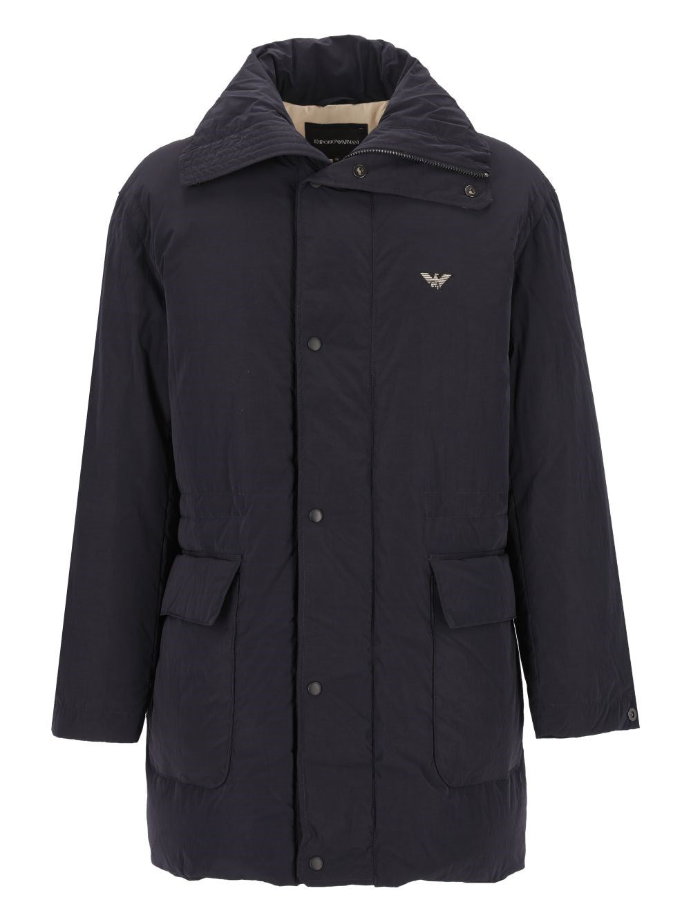 Emporio Armani Long Parka - Blue