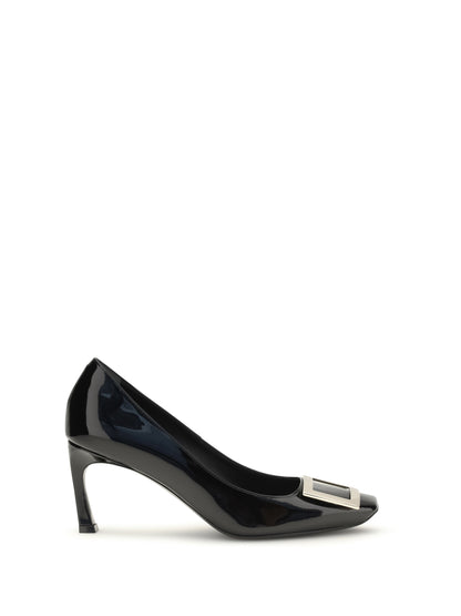 Roger Vivier Patent leather Trompette Pumps - Black