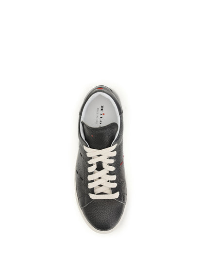 Kiton Leather Sneakers - Dark Grey
