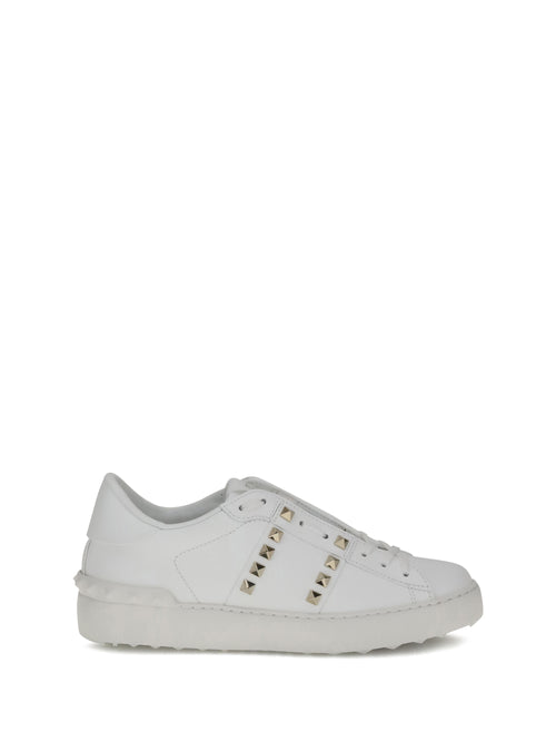 Valentino Garavani Rockstud Untitled Sneakers - White/White/White