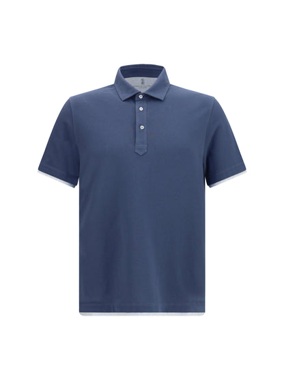 BRUNELLO CUCINELLI Short-sleeve cotton Polo Shirt