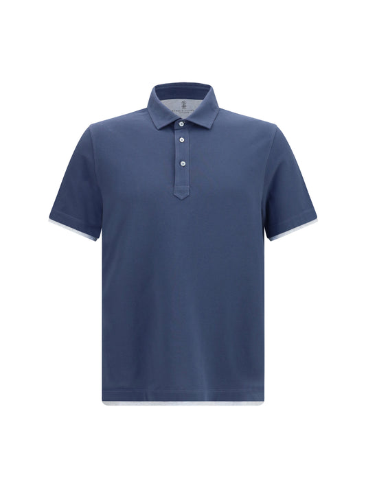 BRUNELLO CUCINELLI Short-sleeve cotton Polo Shirt