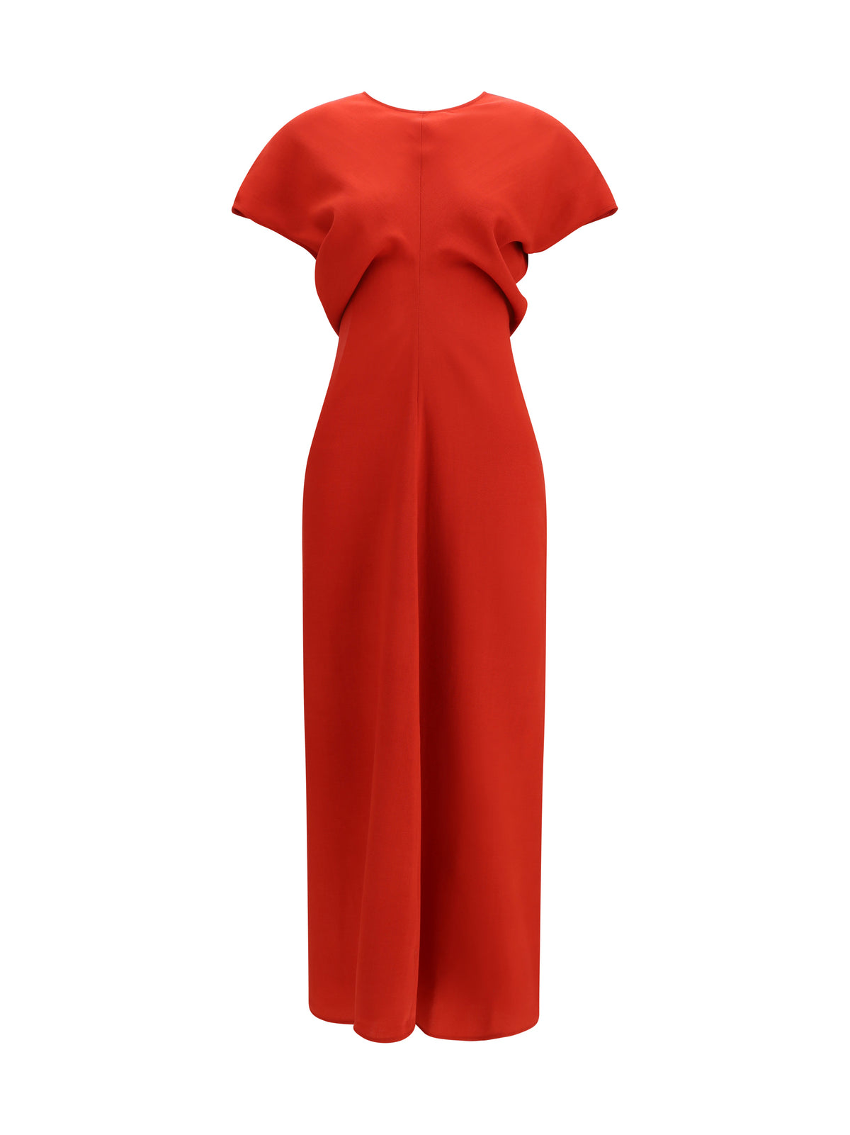 Toteme Slouch waist wool Dress - Poppy
