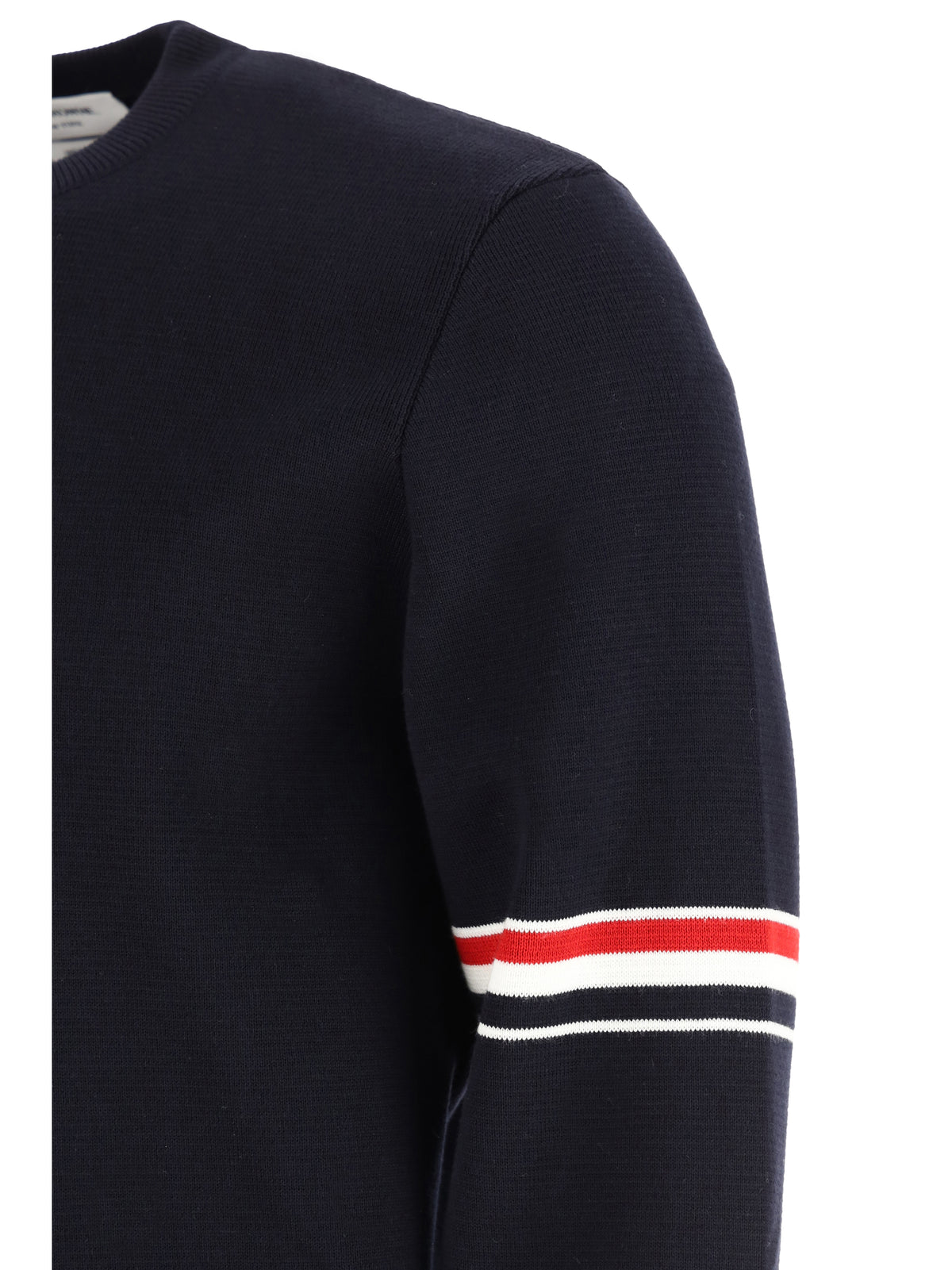 Thom Browne Cotton crewneck Sweater - Navy