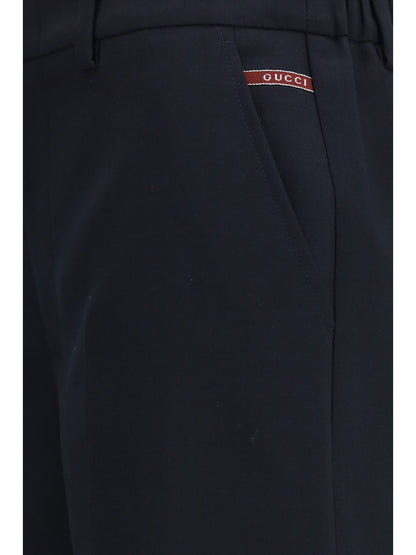 Gucci Wool Shorts - Blue/Red