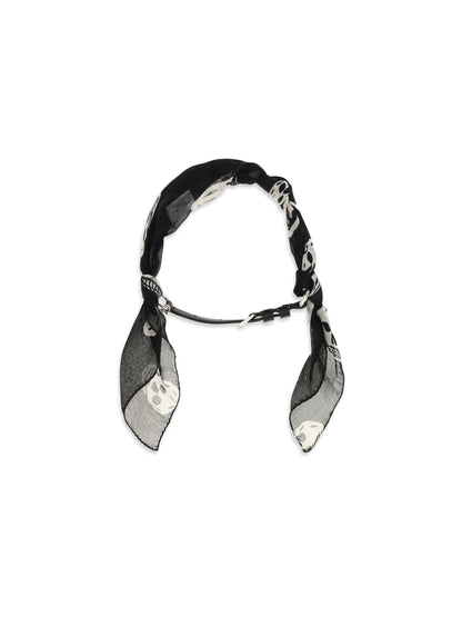 ALEXANDER McQUEEN Double-wrap Skull Scarf Bracelet