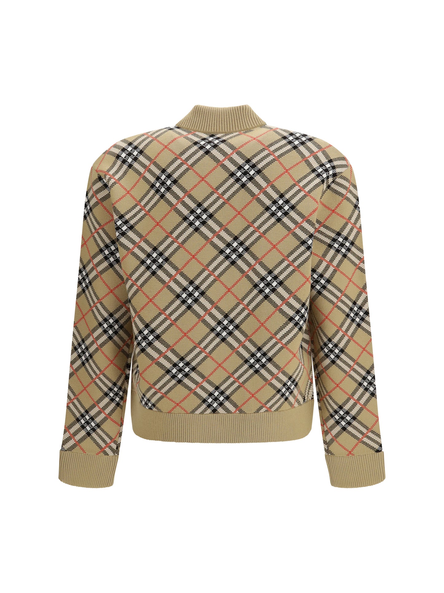 BURBERRY Vintage Check zip Cardigan