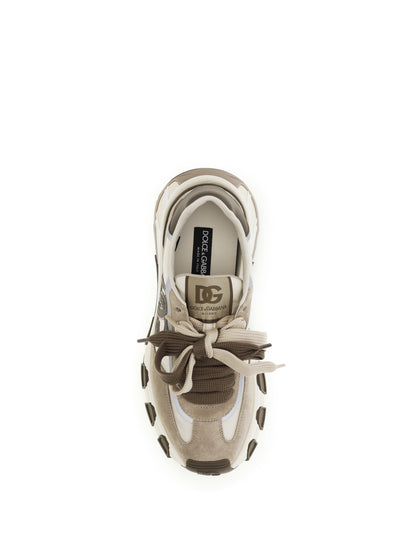 DOLCE & GABBANA Leather and mesh Sneakers