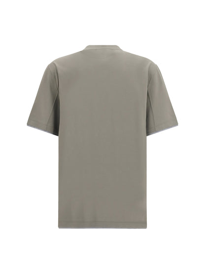 Brunello Cucinelli Cotton T-shirt - Military Green